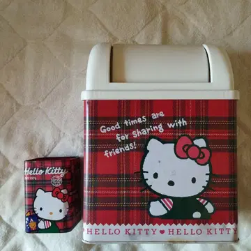 레어 키티 쓰레기통 더스트 박스 쇼와 레트로 HelloKitty