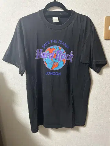Hard Rock 티셔츠 SAVE THE PLANET LONDON 블랙
