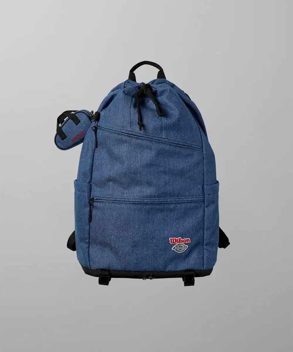 디키즈 X Wilson 드로우스트링 백팩 Navy