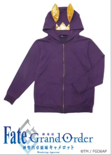 Fate 신성한 원탁 영역 카멜롯 니토 크리스 이미지 후드티
