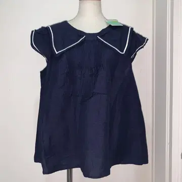 프랑슈리페 셰리 라파무마 혼방 세일러 카라가 귀여운 상의 FL5