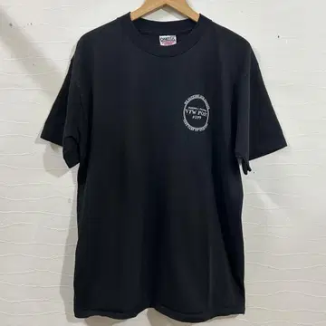 Vintage 90's US제 ONEITA 티셔츠 블랙 L 싱글