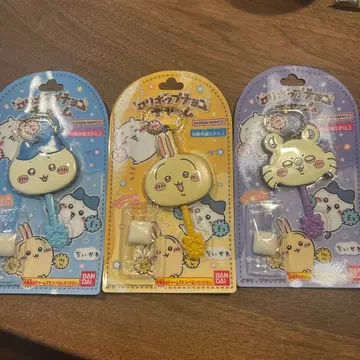 치이카와 (먼작귀) 롤리팝 초코 참 모몽가 토끼 하치와레 3종 세트