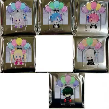 리제로 아크릴 스탠드 에밀리아 렘 라무 베아트리스 에키드나