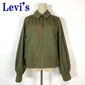 리바이스 Levi's 코튼 100% 지퍼 긴팔 블루종 카키 M C9477