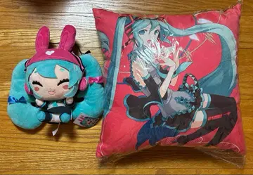 하츠네 미쿠 cute rody 봉제 인형 쿠션 묶음 판매