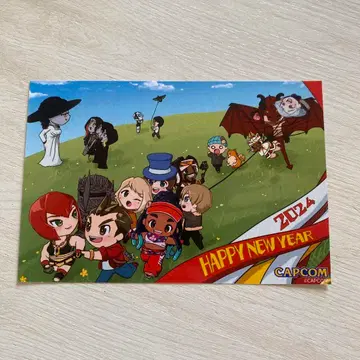 CAPCOM 캡콤 2024 연하장 엽서