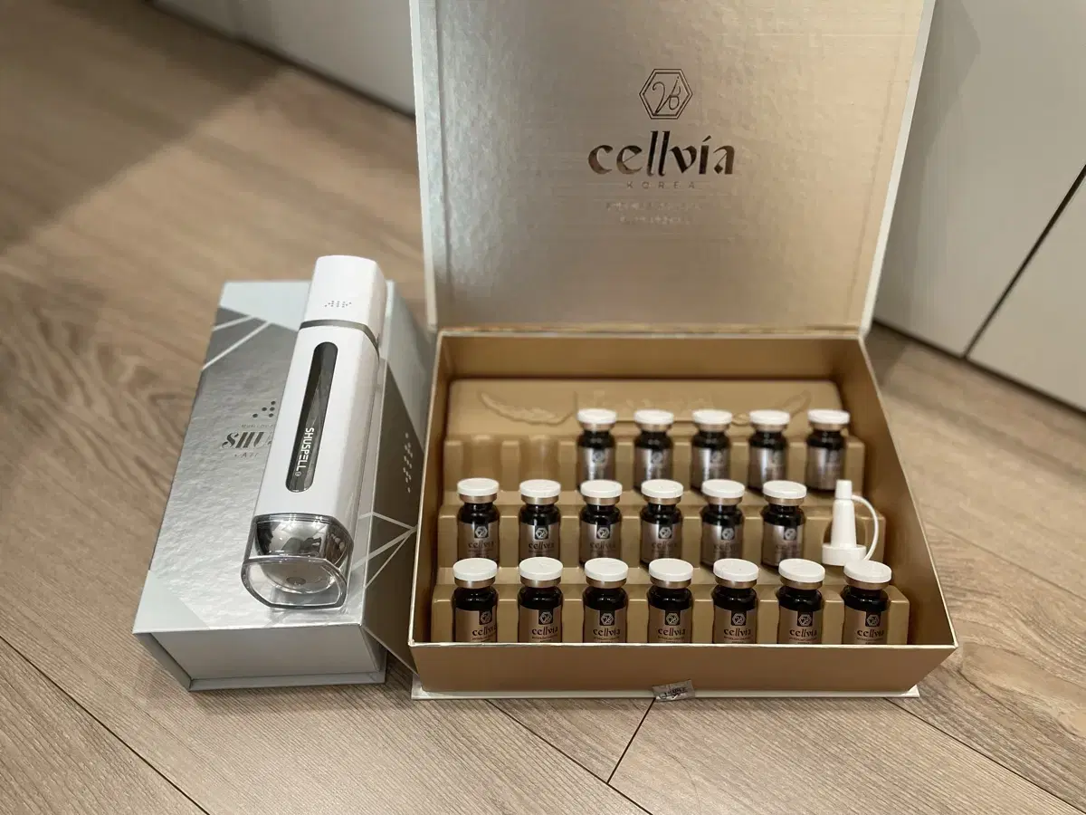 Cellvia 셀비아 미솔로지 크리에이션 앰플 18개 + 슈스펠 에어테라