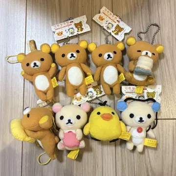 레어 리락쿠마 코리락쿠마 키이로이토리 마스코트 키체인 묶음 판매