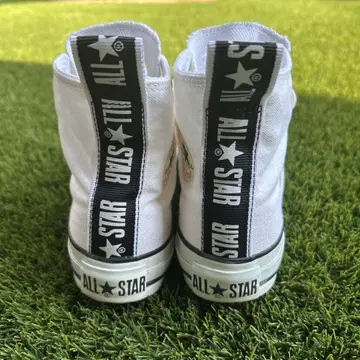CONVERSE ALL STAR HI 화이트 하이컷 라인 로고