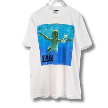 NIRVANA 너바나 밴딩 티셔츠 프린트 티셔츠 새상품 NA100