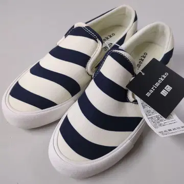 유니클로 요지 야마모토 캔버스 슬립온 24cm