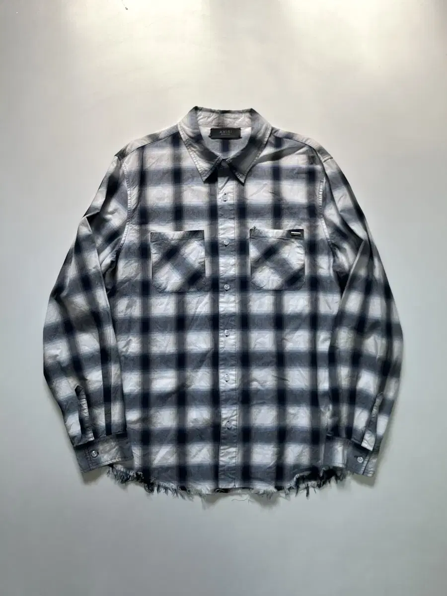 Amiri Leather Back Logo Shirt