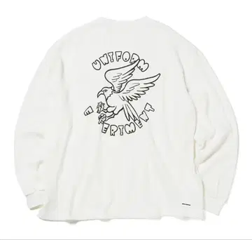 유니폼 익스페리멘 24SS WAFFLE LS BAGGY TEE