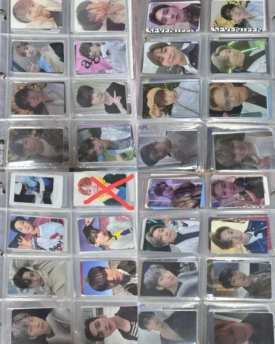 세븐틴 포카 ( 가격 문의는 번톡 주세요 )