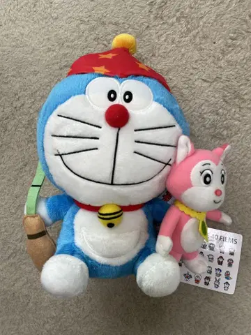 도라에몽 영화 봉제 인형 40주년 새상품 후지오 후지코 후지코 기념
