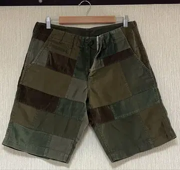 Mountain research 패치워크 숏 팬츠