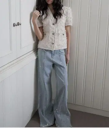 봄/여름 신상 캐주얼 아우터 반소매 자켓