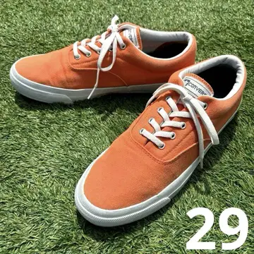 29cm 고품질 컨버스 스키드 그립 주황 오렌지 스니커즈