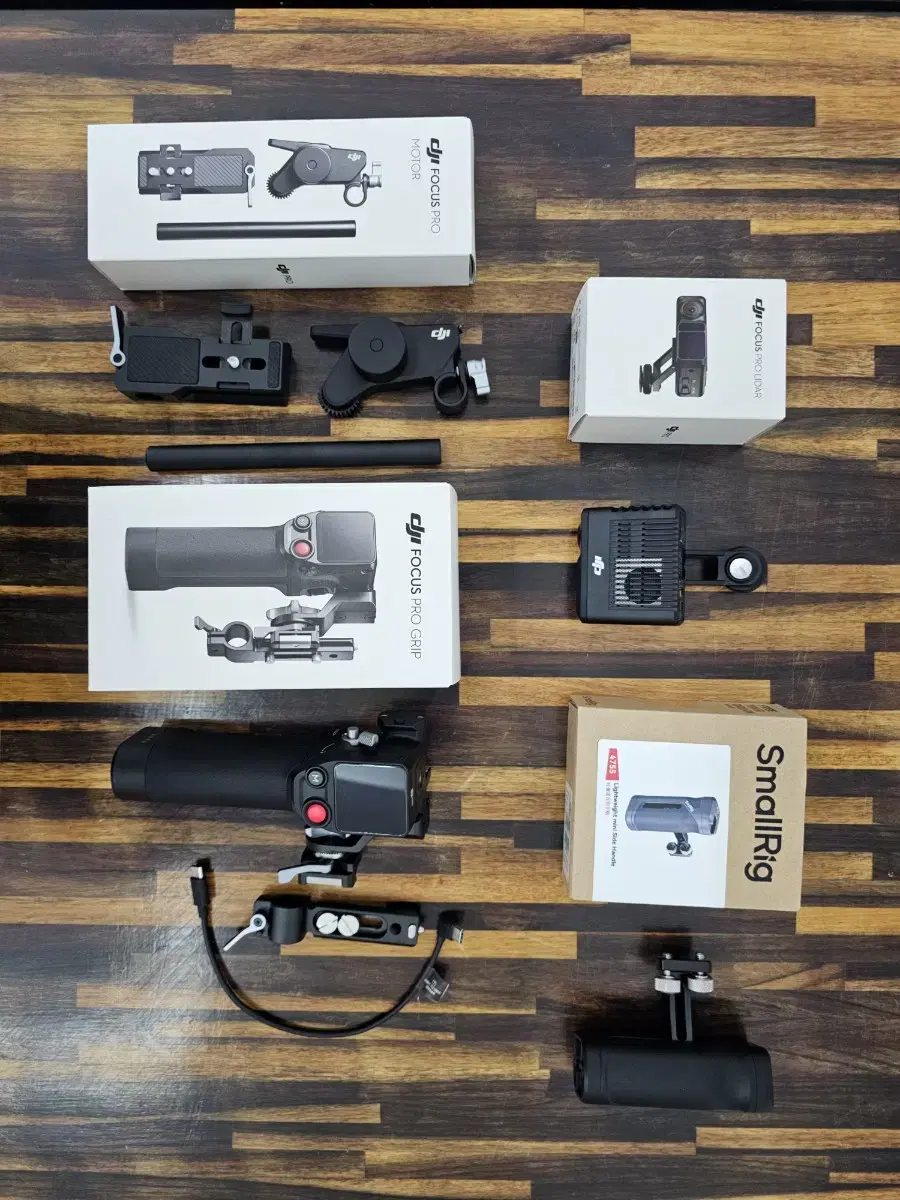 Dji Focus Pro Grip, Motor, Lidar, SmallRig Grip bulk