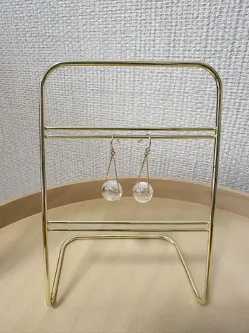 HARIO 램프 워크 팩토리 귀걸이 버블