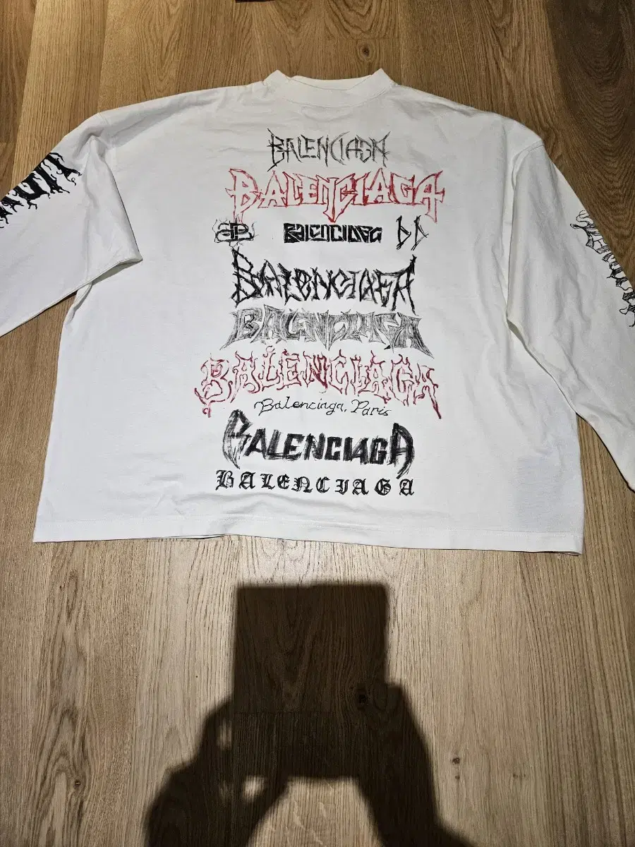 (3)balenciaga 발렌시아가  d.i.y 메탈 롱슬리브