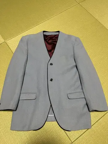 에비수 노카라 자켓 칼라리스 자켓