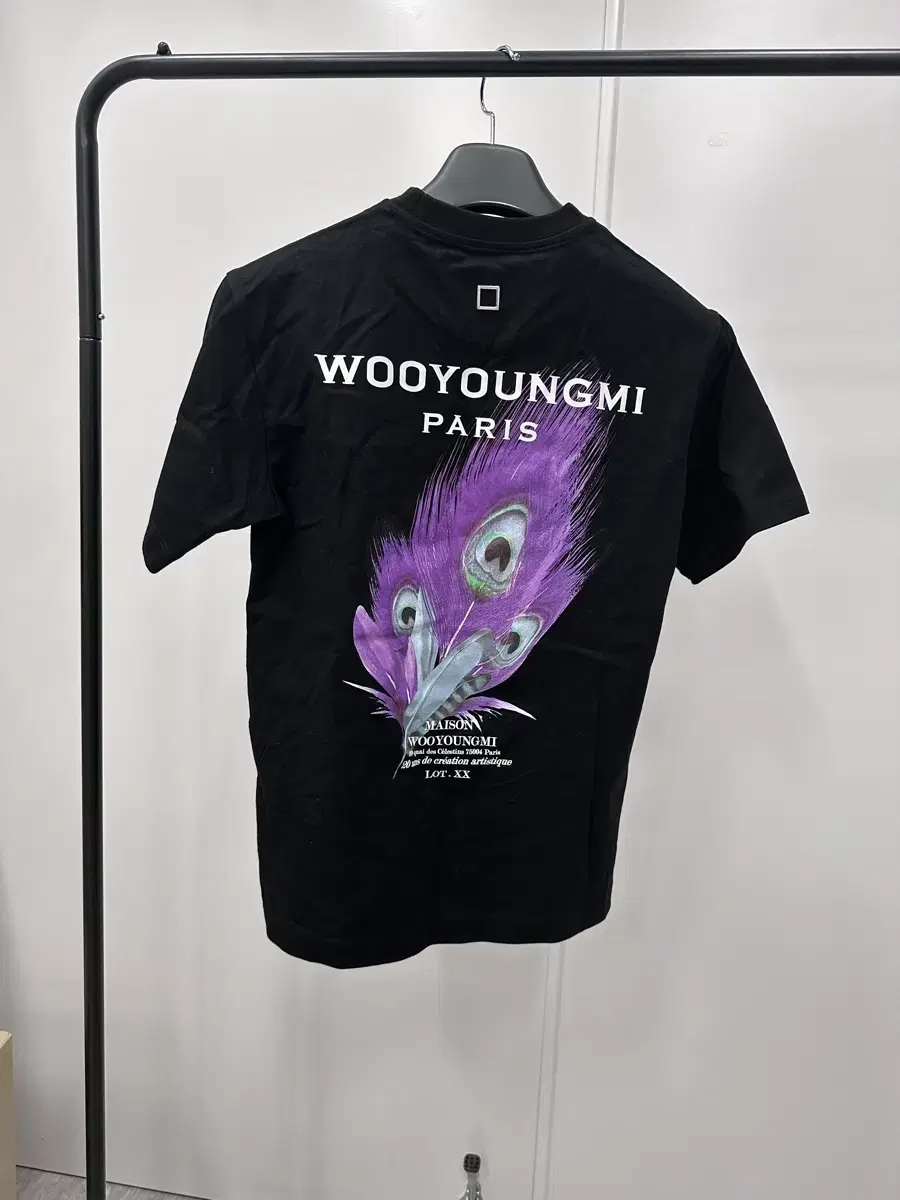 [Authentic, Like New] Wooyoungmi Feather Short Sleeve, Size 34