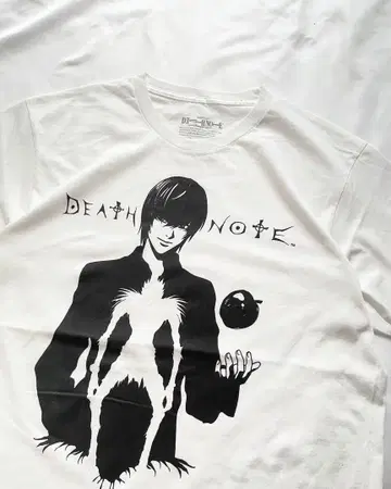 Death Note "야가미 라이토" 프린트 티셔츠