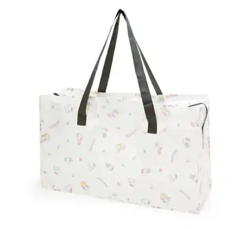 헬로키티 손잡이 지퍼 보관 케이스 L