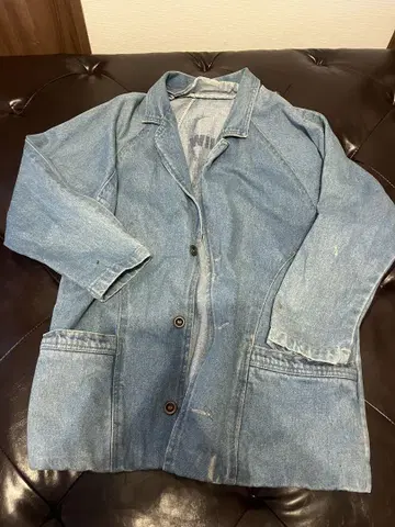 빈티지풍 데님 커버올 자켓 M 사이즈