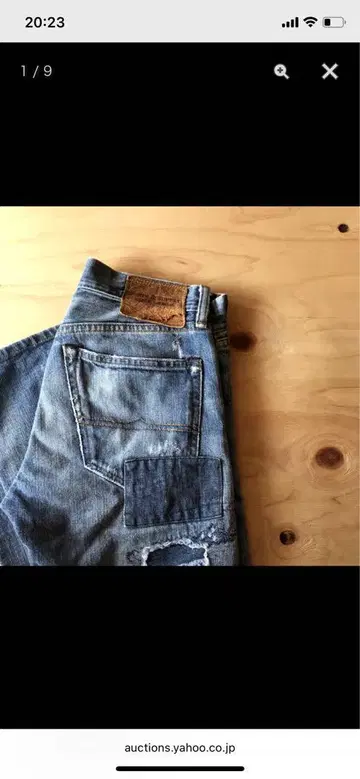 Denim & Supply 데님 팬츠 빈티지 리페어 가공 랄프