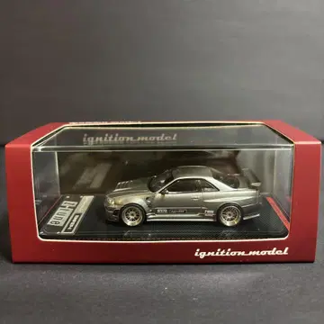 이그니션 모델 1/64 GT-R R34 Omori Factory