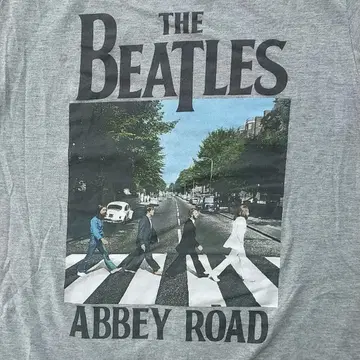 비틀즈 The Beatles 반팔 티셔츠 M US 구제 의류 [120]