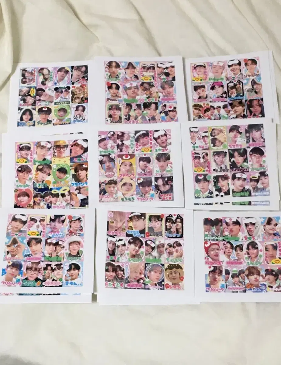 (Disposal) &team Purikura sticker unofficial goods poca goods album