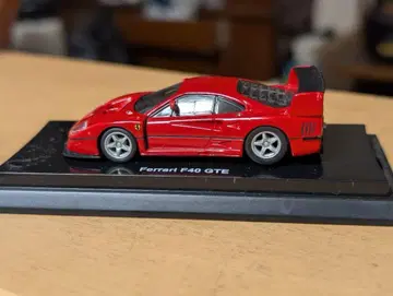 교쇼 Ferrari F40 GTE 빨간색 미니카 1/64 케이스 포함