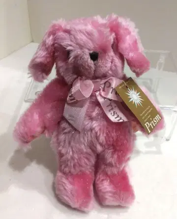 SHNADA 시나다 프리즘 토끼 봉제 인형 핑크 토끼