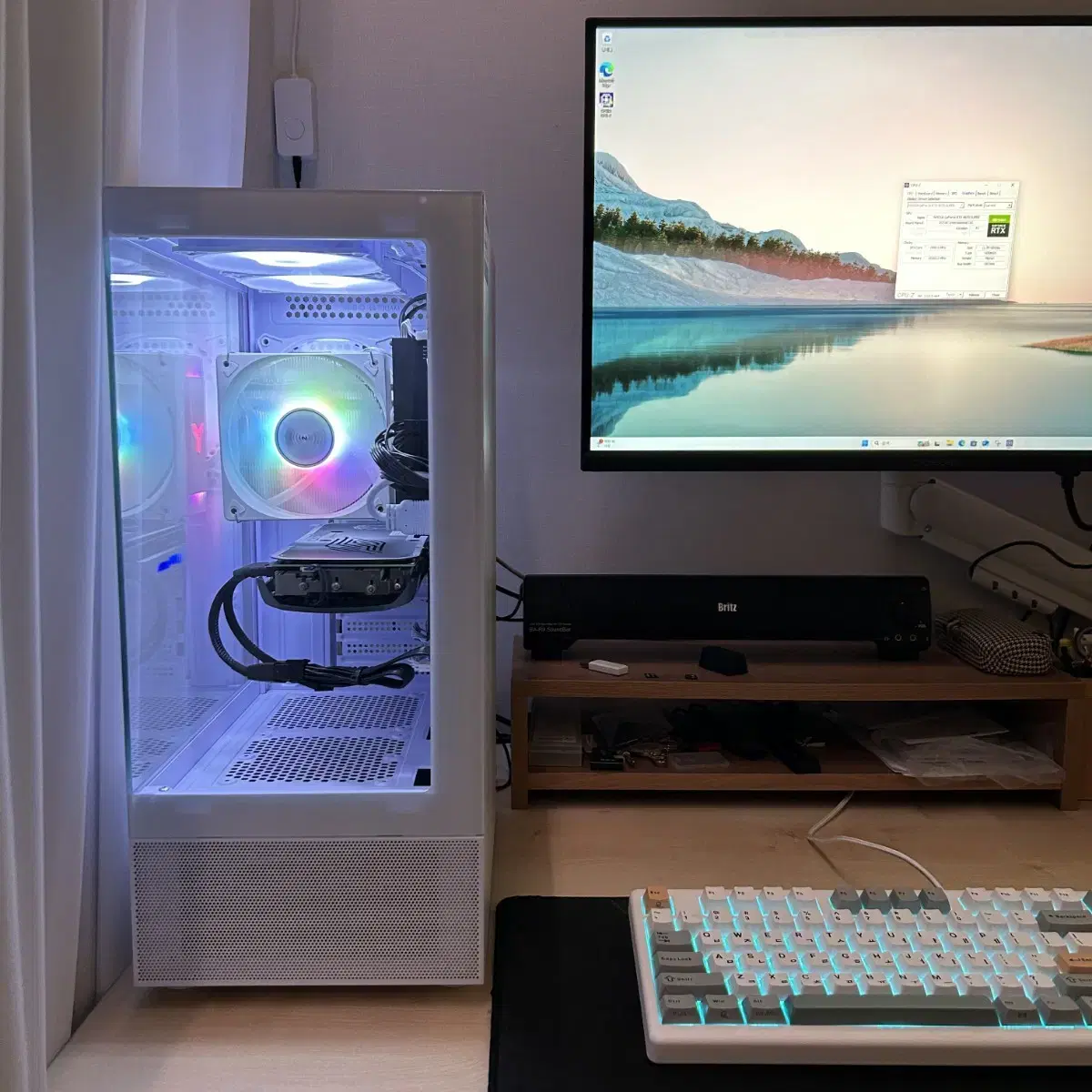 하이엔드 화이트 7500f 4070s (super) 고사양 PC 컴퓨터