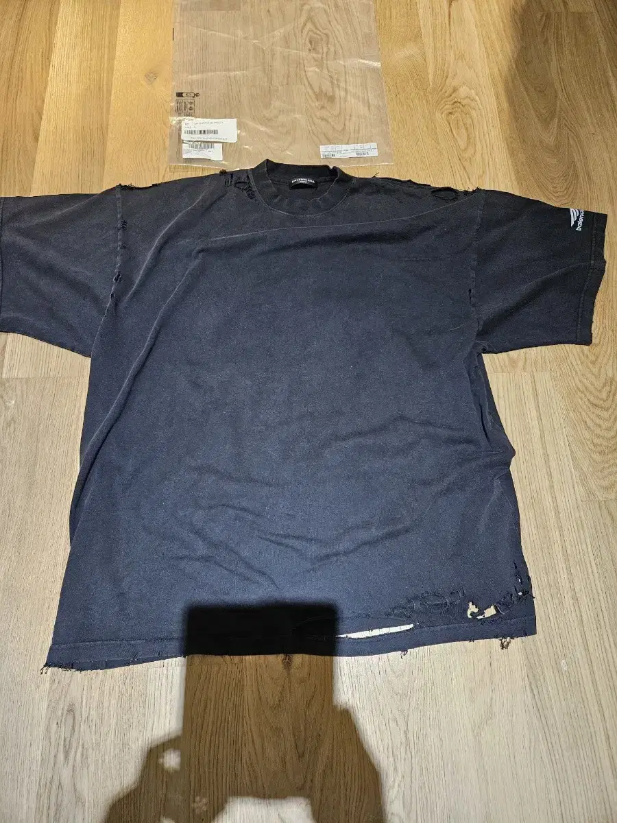 (3)BALENCIAGA 발렌시아가 리페어드 3B TEE