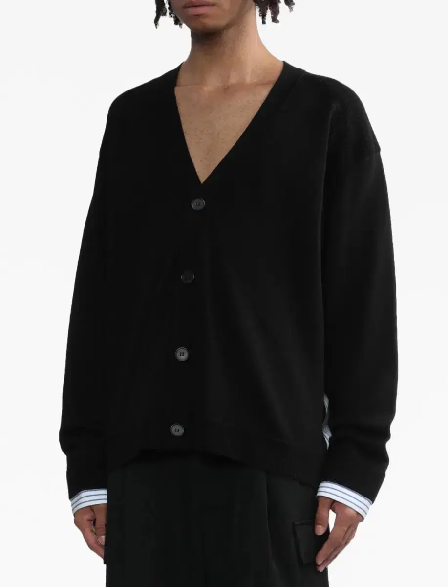 Juunj shirt layered cardigan L