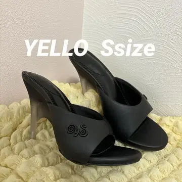새상품급 YELLO 샌들 힐 S 사이즈