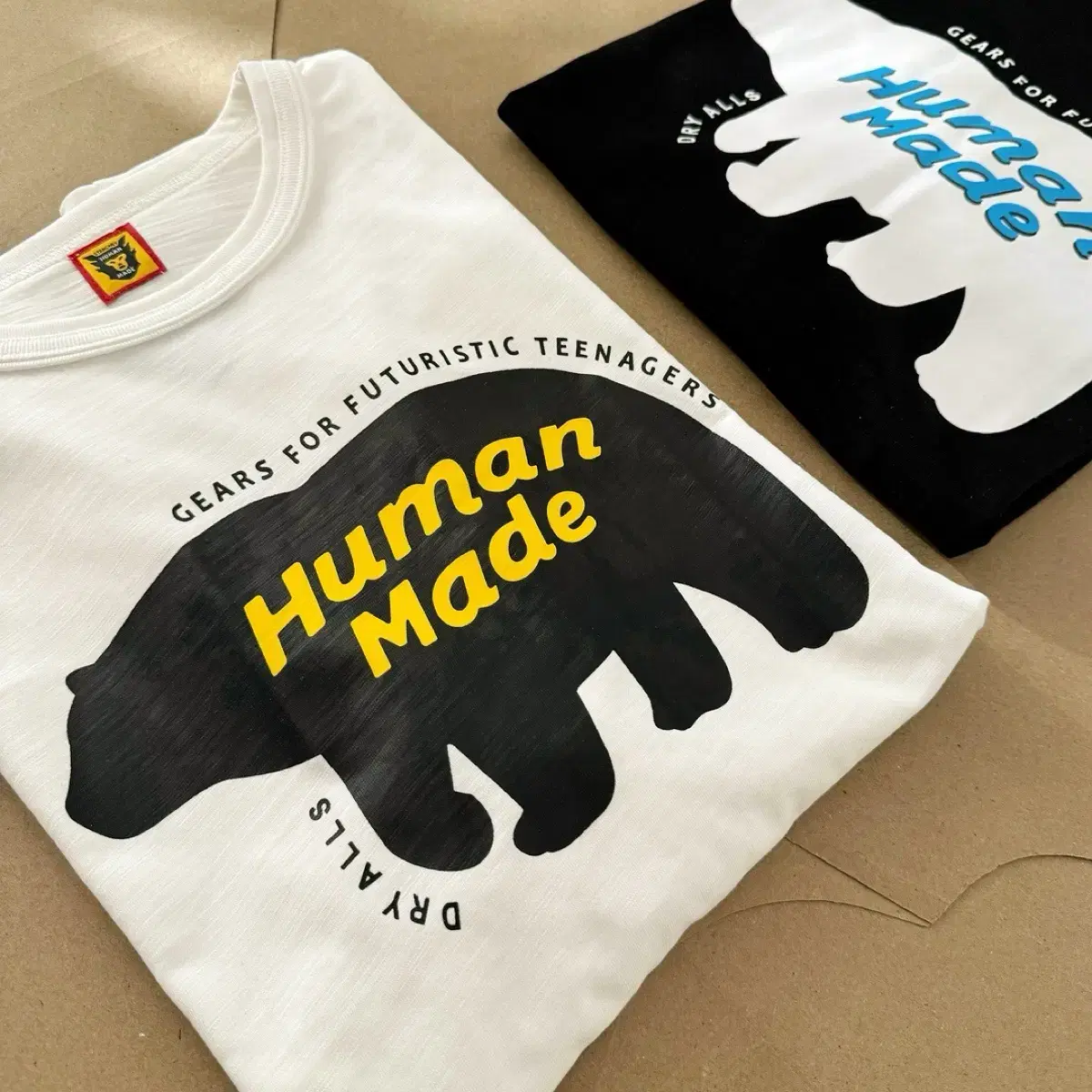 휴먼메이드 반팔티 티셔츠 HUMAN MADE 베어로고 티
