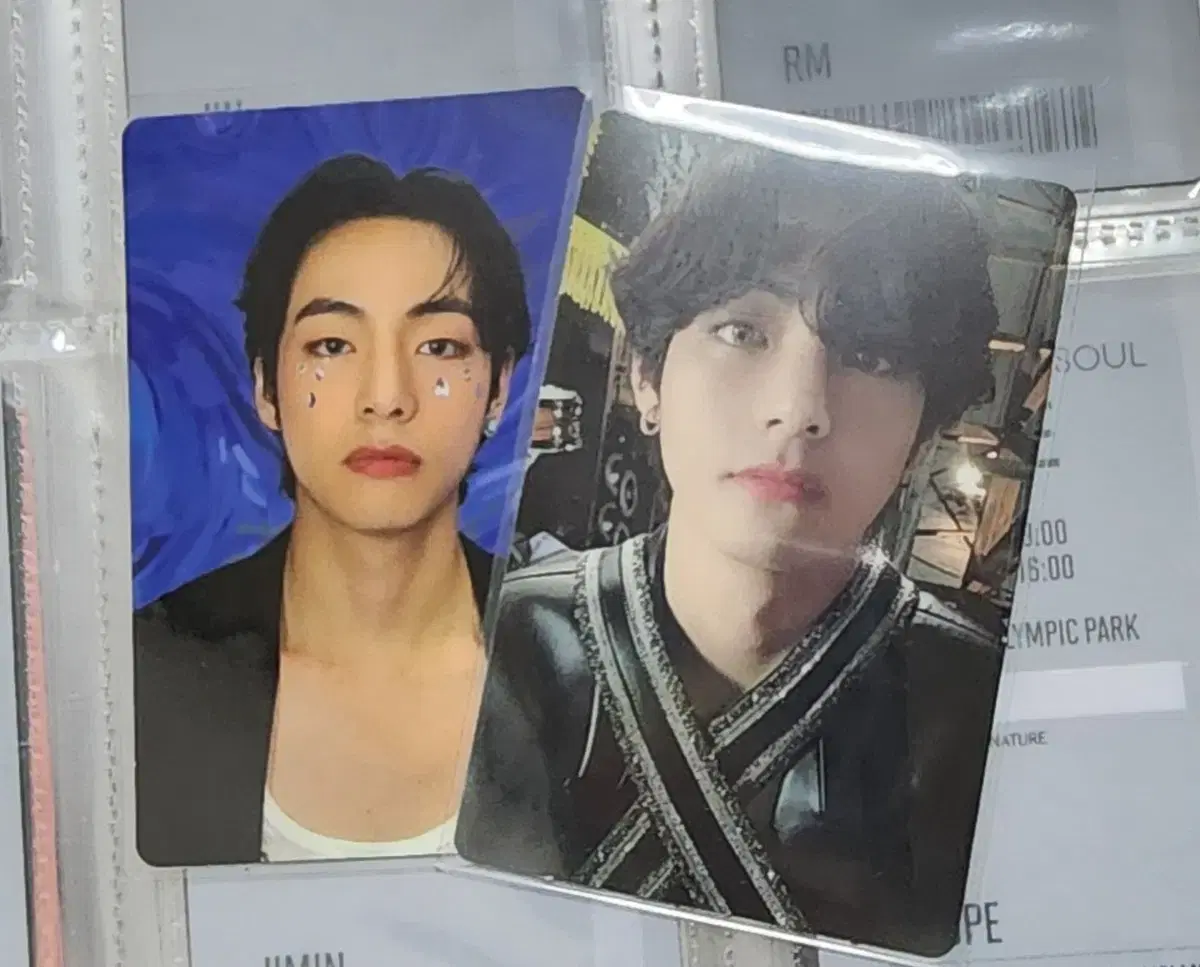 (일괄) 방탄 bts 뷔 태형 맵솔원 포토북 포카