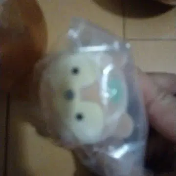 만주 타누키 여우 캡슐 토이 타누키 (잎사귀)