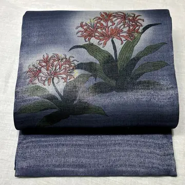 여름 오비 니시진 비단 사후쿠로 오비 만주샤 리코리스