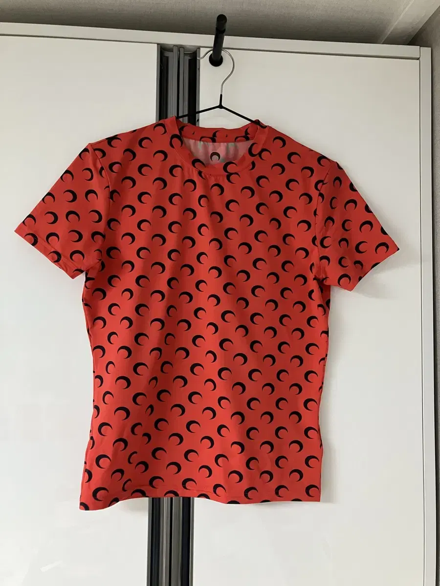 Marine Serre Skin Moon Top Red S