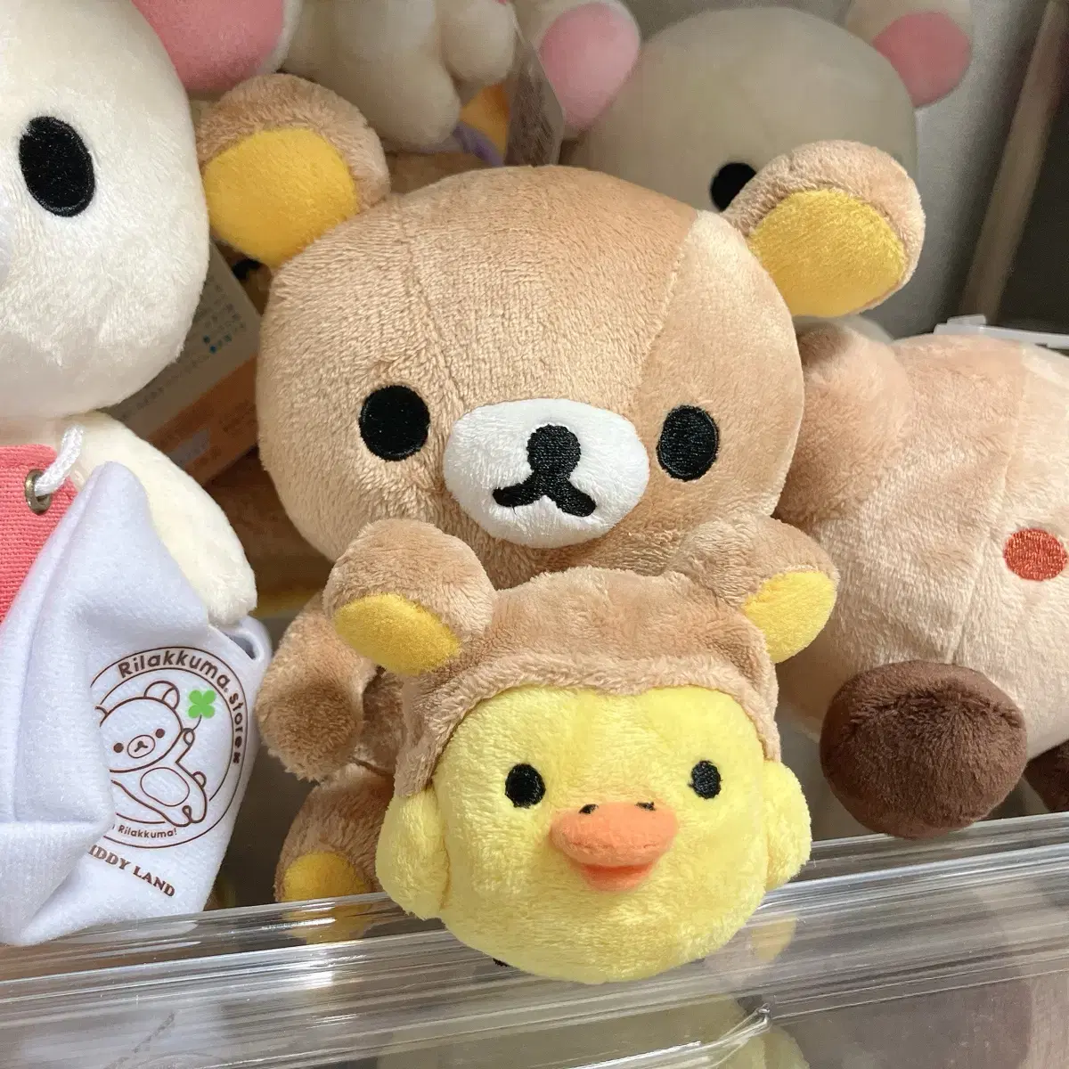 (고전) 리락쿠마 키이로이토리 덜덜이 인형