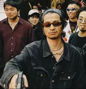 츠네타 다이키 착용 닮은 데님 자켓 그레이 구제 의류