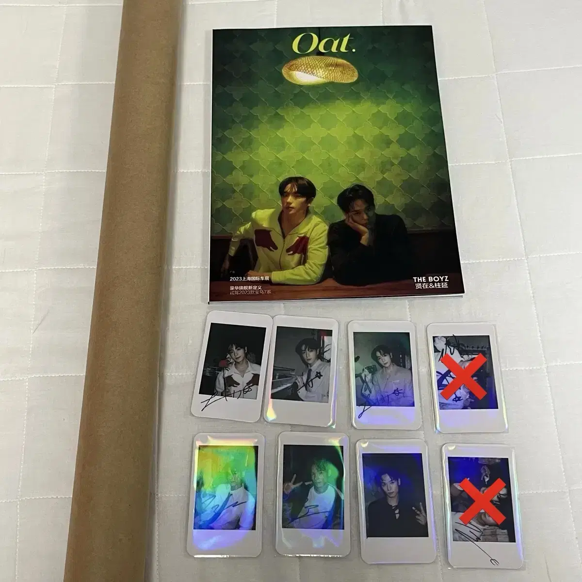 더보이즈 주연 현재 oat 오트 매거진 화보 잡지, 포스터, 폴라로이드