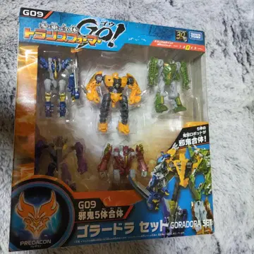 트랜스포머 GO! 악마 5체 합체 G-09 고라드라 세트 미개봉 새상품